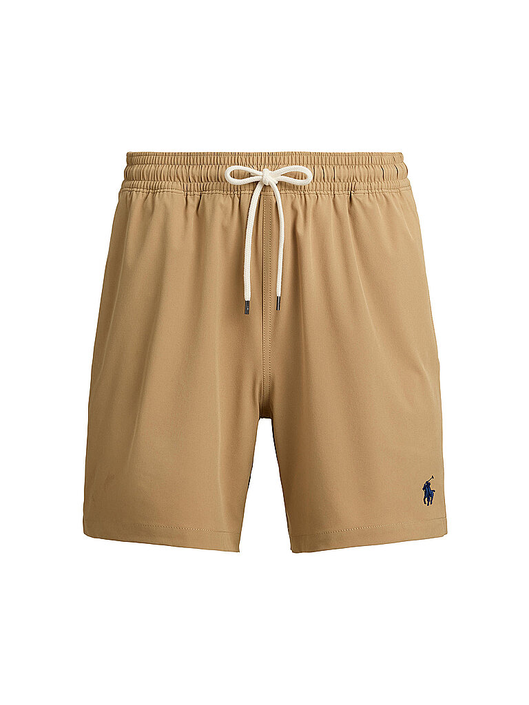 Polo Ralph Lauren pour homme. 710957782502 Traveler Bermuda maillot de bain 14,5 cm marron (XL), Beachwear, Polyester